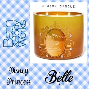 BBW Disney Princess Belle 3-Wick Candle